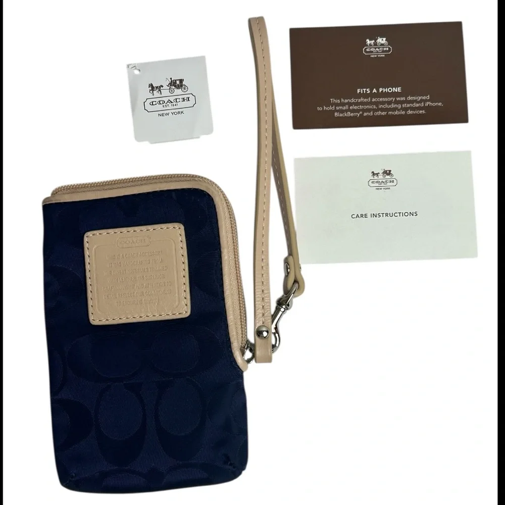 Coach Phone Holder Case Wallet